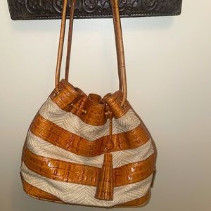 Brown Brahmin Shoulder Bag